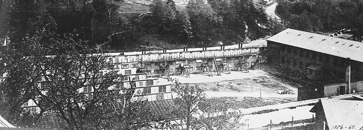 fabriksområdet omkr 1860