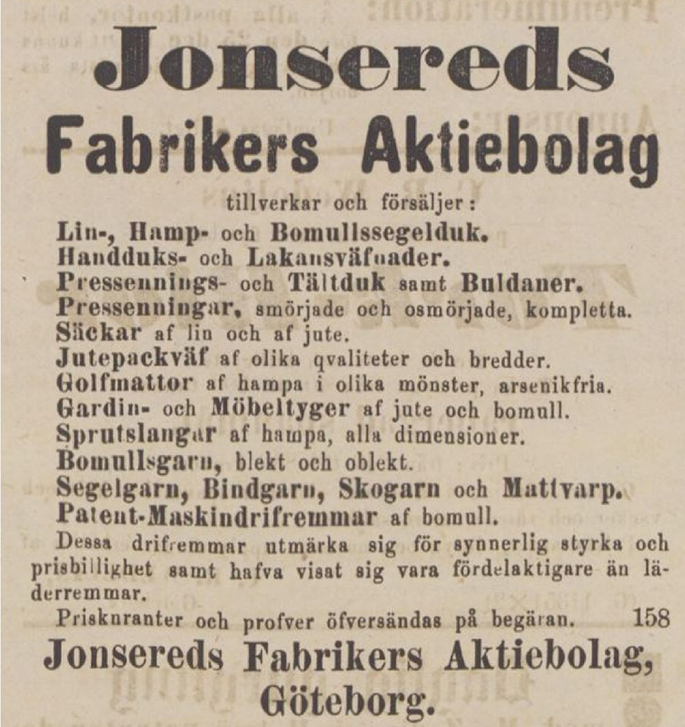 Annons Kalmar 1881-12-17 beskuren