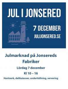 Julmarknad på Jonsereds Fabriker 1